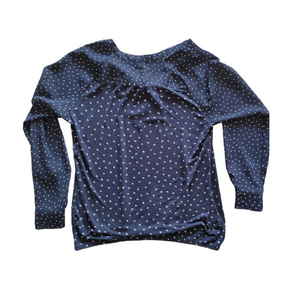 Ann‎ Taylor Loft Raglan Long Sleeve Crew Neck Elastic Waist Top - Picture 3 of 8